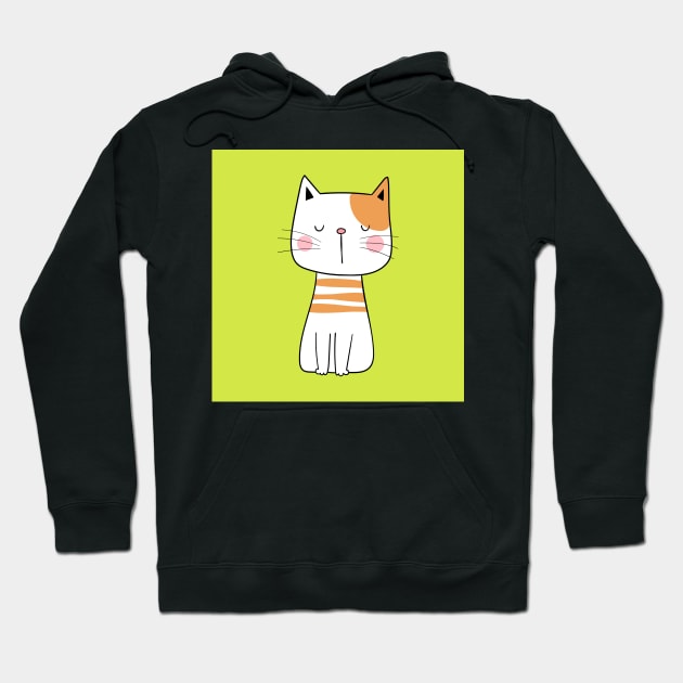 Smart Cat Hoodie by greenoriginals